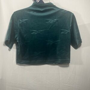 NWT Reebok velvet crop top